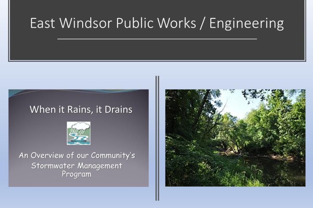 East Windsor Stormwater Brochure