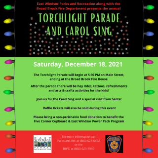 torchlight parade & carol sing