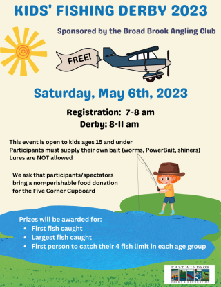 Kid's Fishing Derby - Saturday, May 6th